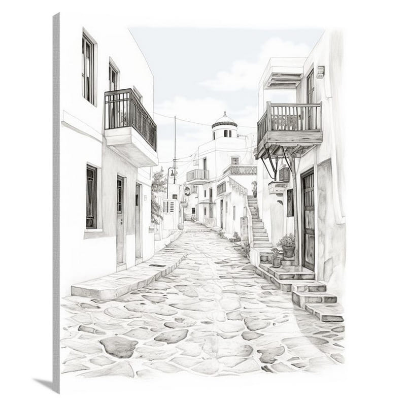 Mykonos: A Hidden Melody - Canvas Print