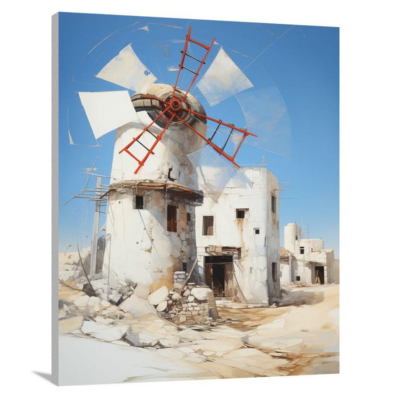 Mykonos Whispers - Canvas Print