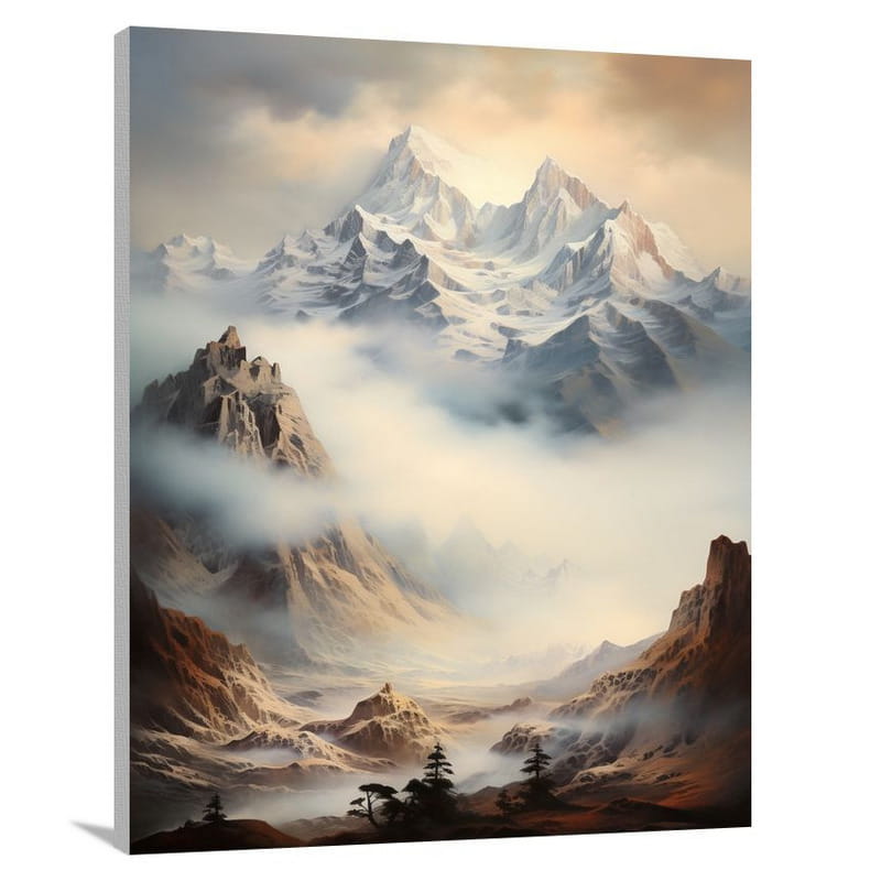 Mystic Peaks of Afghanistan - Canvas Print