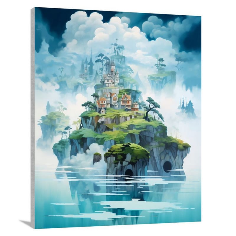 Mystical Island Whispers - Canvas Print