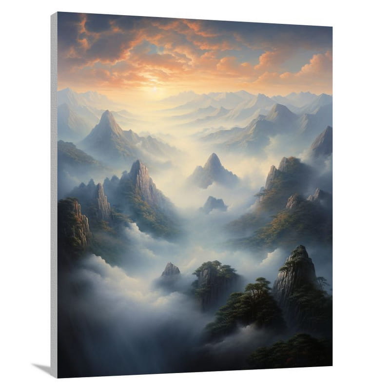 Mystical Mountains of South Carolina - Canvas Print