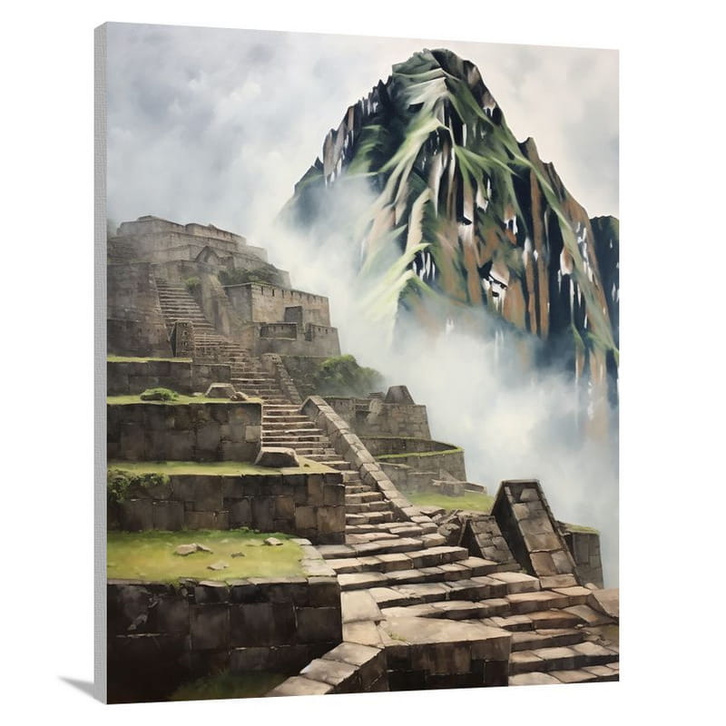 Mystical Ruins: Brazil's Ancient Wonder - Canvas Print