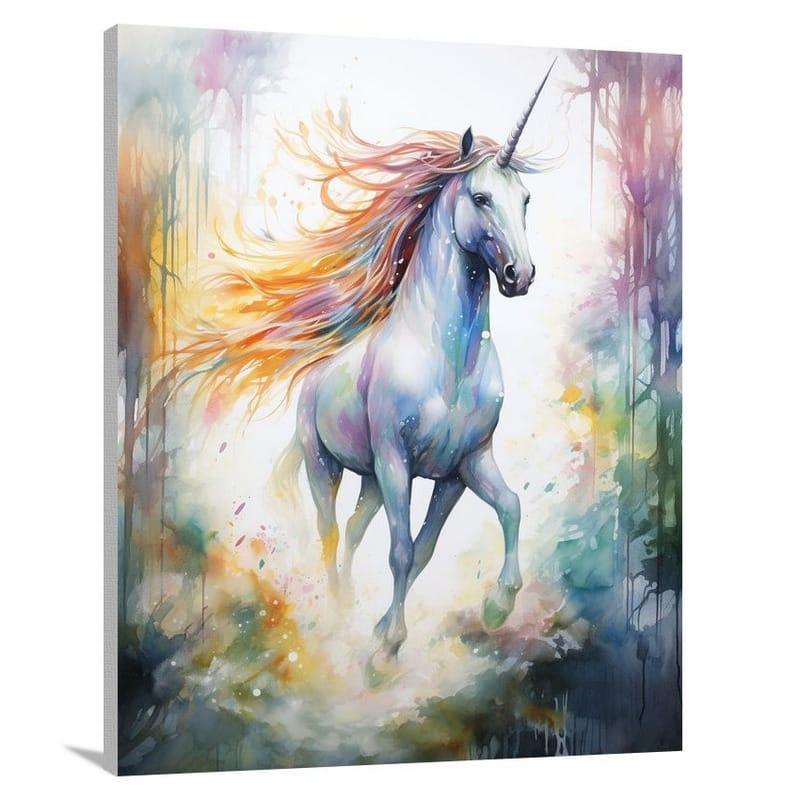 Mythical Creature: Enchanted Gallop - Canvas Print