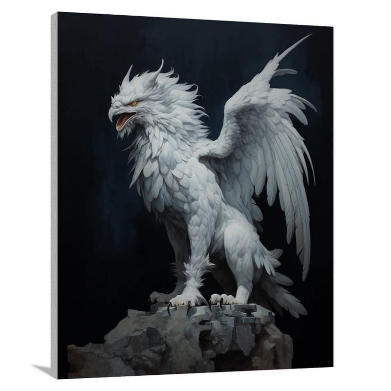Mythical Creature: Guardian of Secrets - Canvas Print