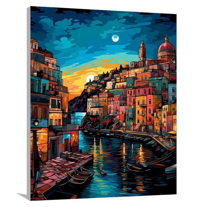 Naples Nights - Canvas Print