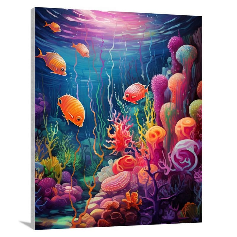 Narwhal's Haven - Canvas Print