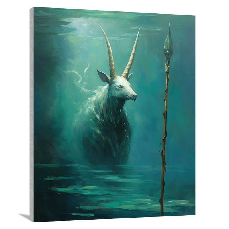 Narwhal's Serenade - Impressionist 2 - Canvas Print
