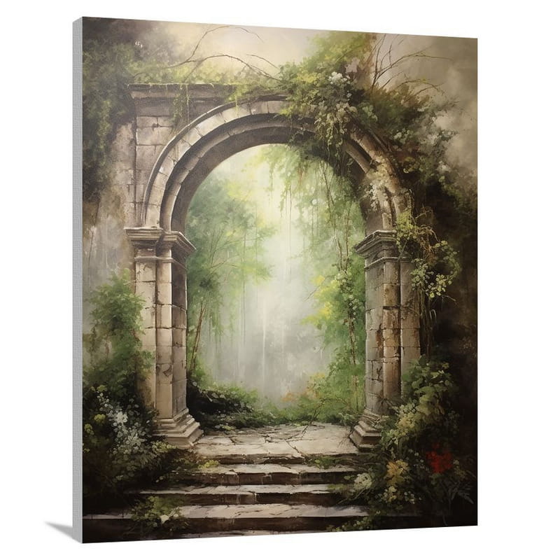Nature's Framed Arch - Canvas Print
