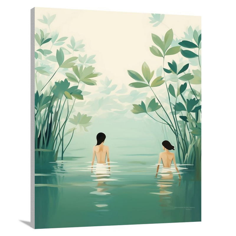 Nature's Harmony: Women's Swimsuit & Bikini - Canvas Print