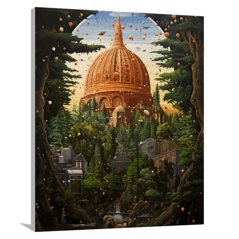 Nature's Intricate Dome - Canvas Print
