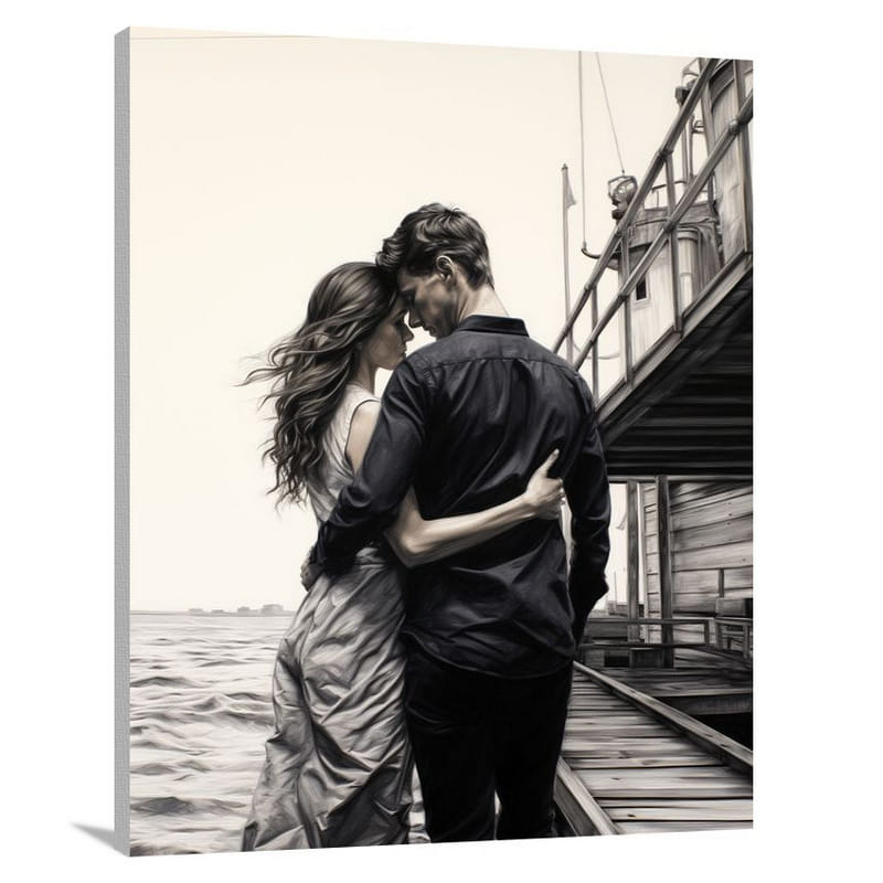Nautical Embrace - Canvas Print