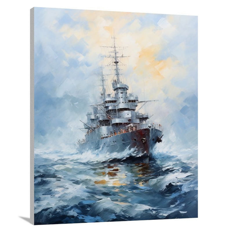 Navy's Valor - Canvas Print
