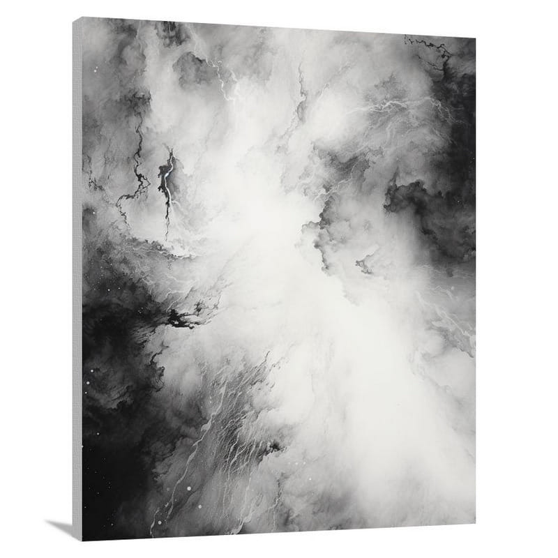Nebula's Celestial Harmony - Canvas Print