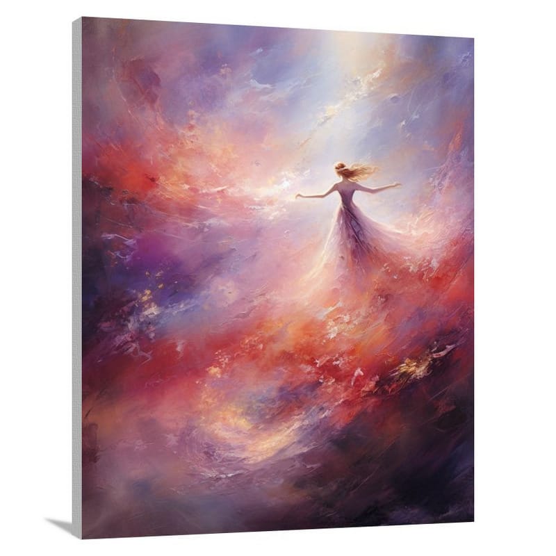 Nebula's Enchanting Dance - Canvas Print