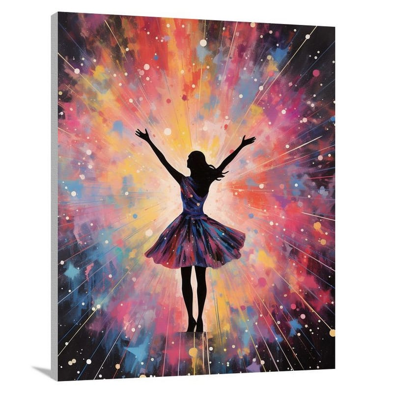 Nebula's Stellar Choreography - Pop Art - Canvas Print