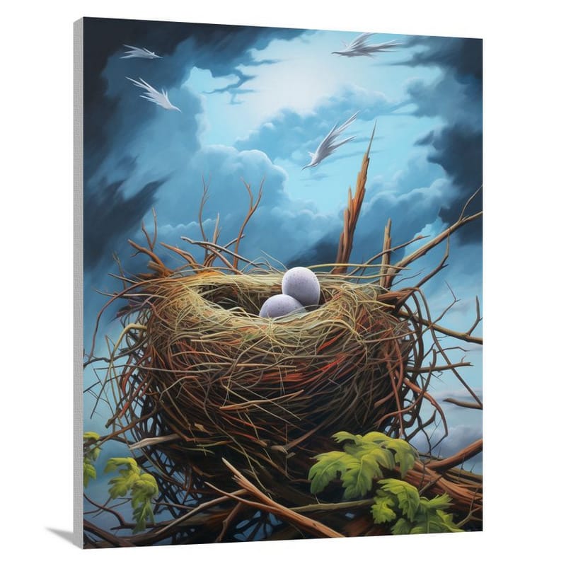 Nest of Hope - Pop Art - Canvas Print