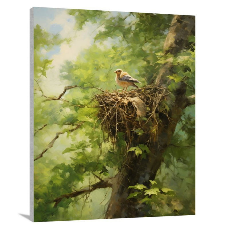 Nest of Serenity - Impressionist - Canvas Print
