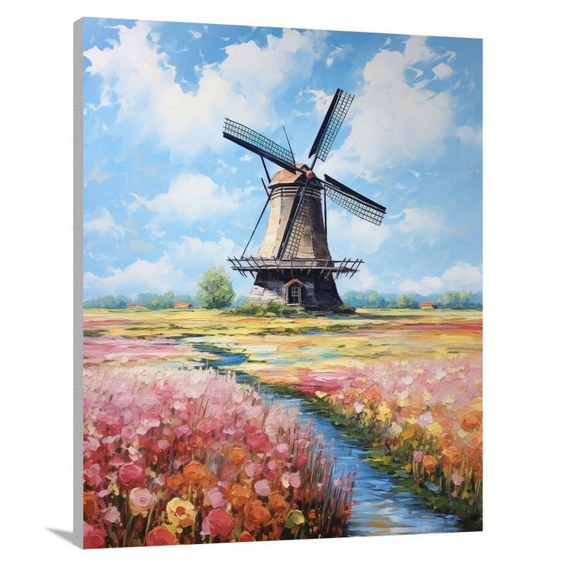 Netherlands: A Serene Symphony - Canvas Print
