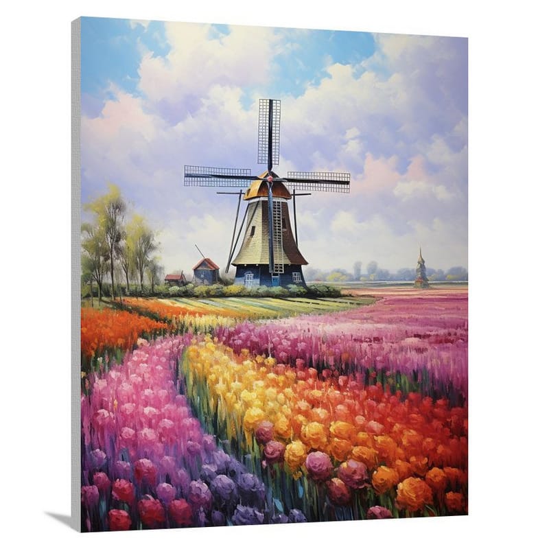 Netherlands: A Serene Symphony - Contemporary Art - Canvas Print