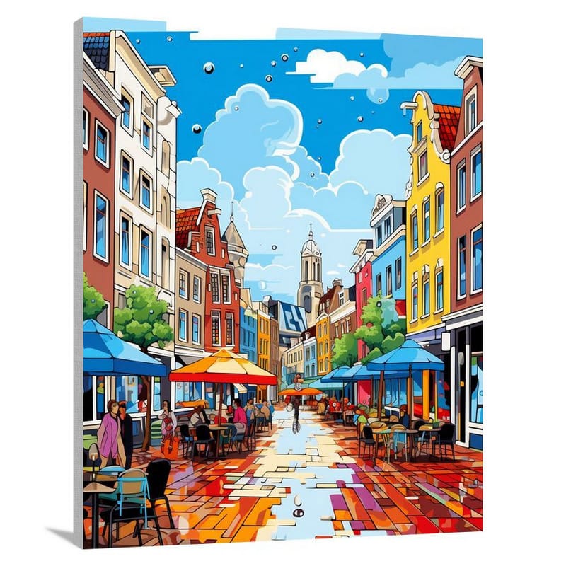 Netherlands: Cultural Kaleidoscope - Canvas Print