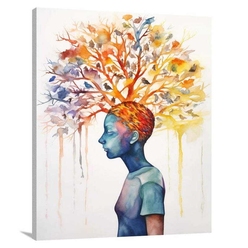 Neurodiversity Blooms - Canvas Print