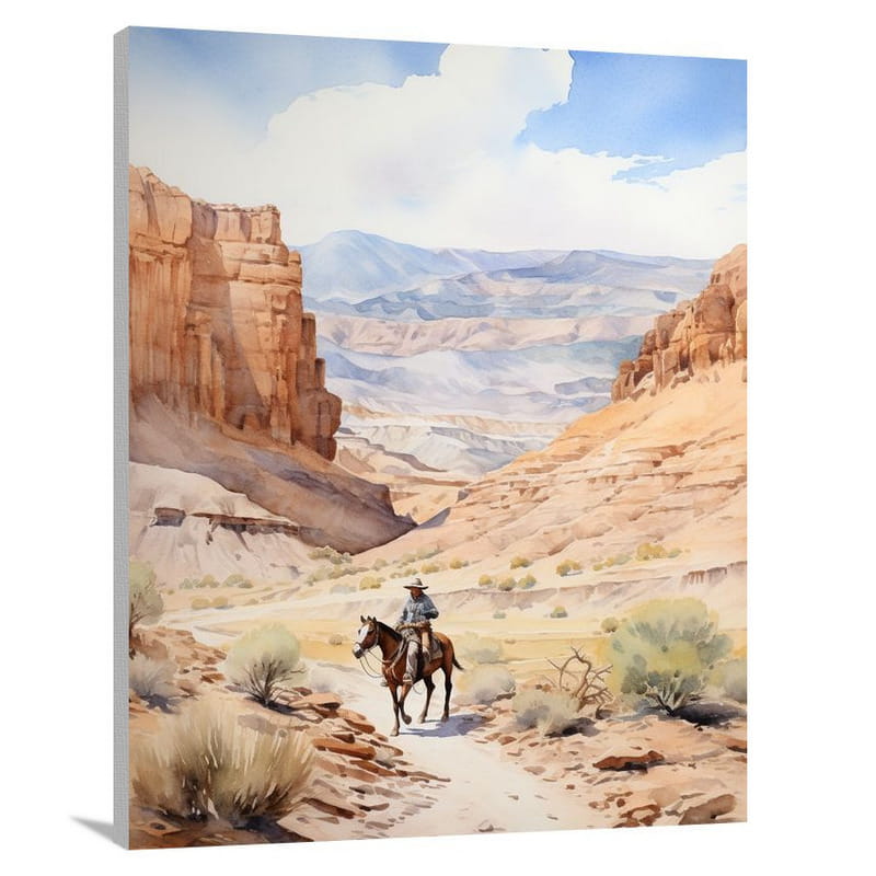 Nevada's Wild Ride - Canvas Print