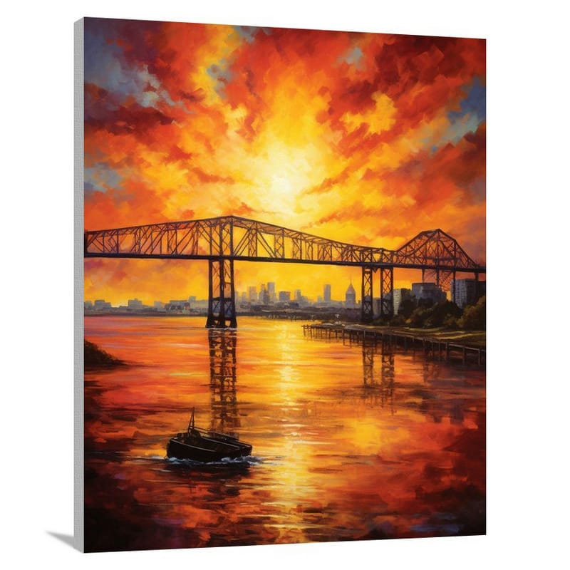 New Orleans Sunset - Canvas Print