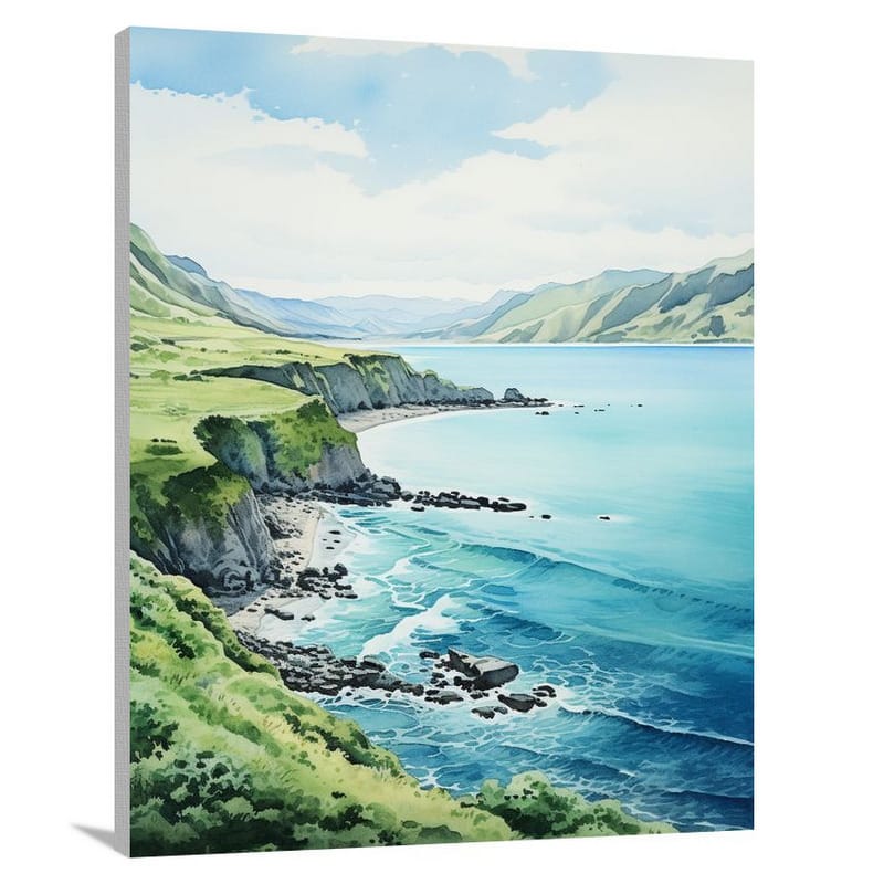 New Zealand's Coastal Symphony - Canvas Print