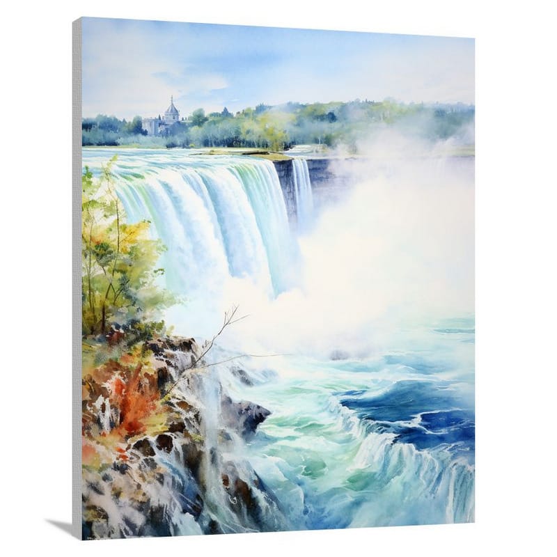 Niagara's Melody - Watercolor - Canvas Print