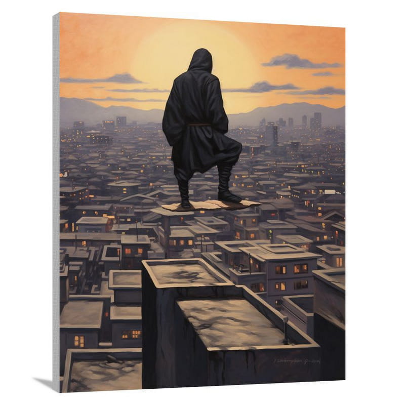 Ninja's Gaze - Canvas Print