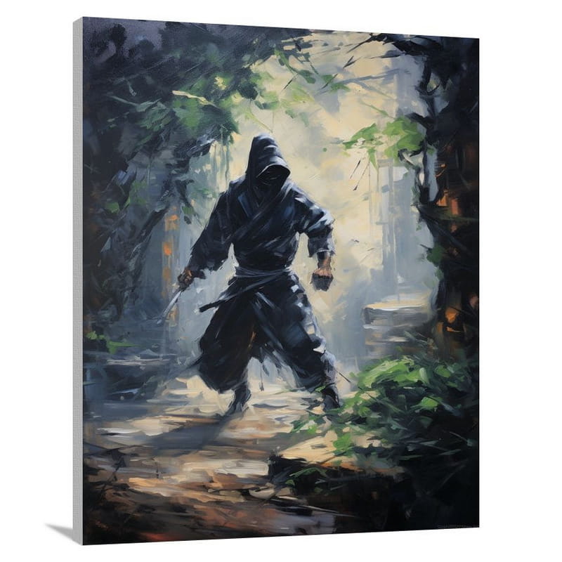 Ninja's Precision - Canvas Print