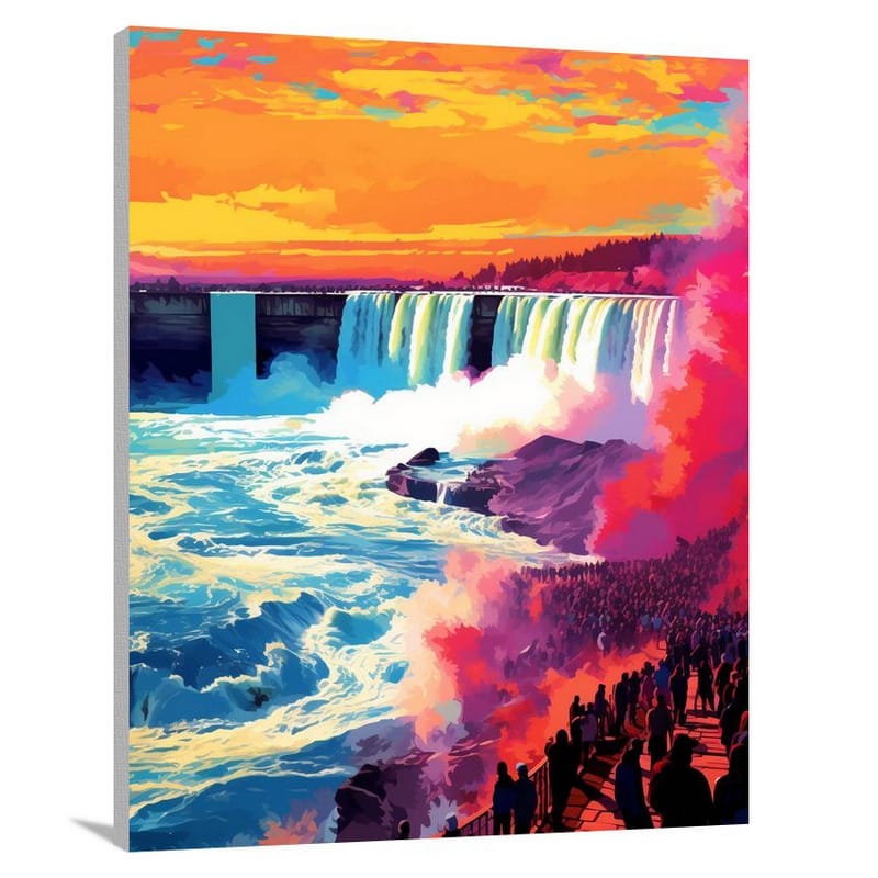 North America's Cascade - Canvas Print