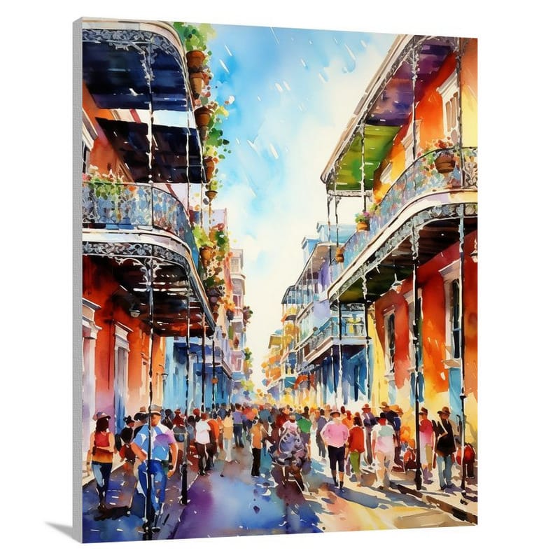 North America's Mardi Gras Parade - Canvas Print