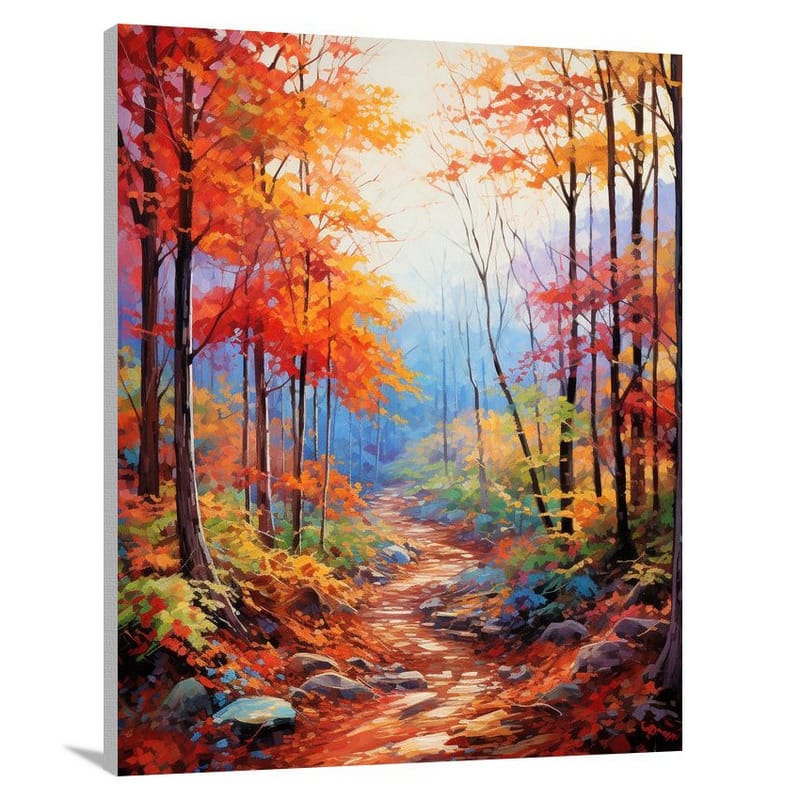 North Carolina's Autumn Blaze - Canvas Print