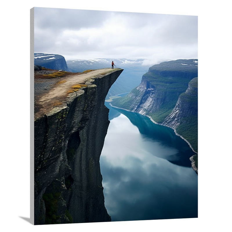 Norway's Mystical Edge - Canvas Print