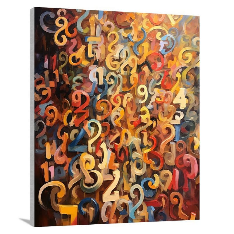 Numbered Horizons - Canvas Print