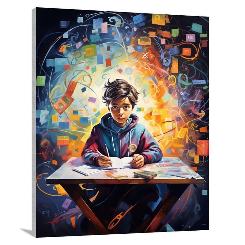 Numbered Knowledge - Canvas Print