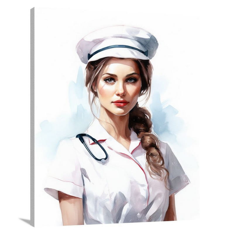Nurse's Compassion - Canvas Print