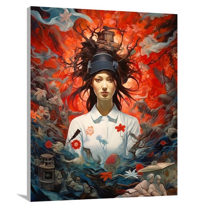 Nurse's Serenity - Canvas Print