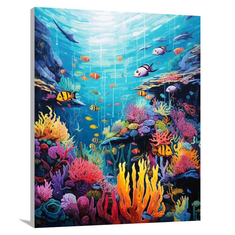Ocean Harmony: Animal Rights - Canvas Print