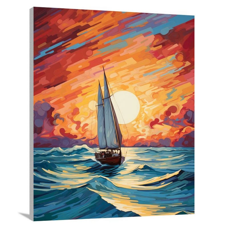 Ocean's Battle - Canvas Print