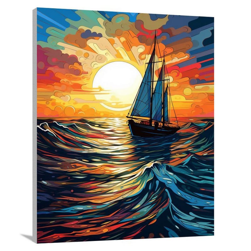 Ocean's Embrace - Canvas Print