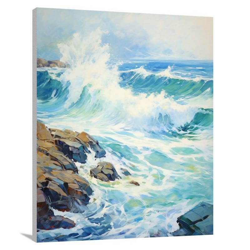 Ocean's Fury - Canvas Print
