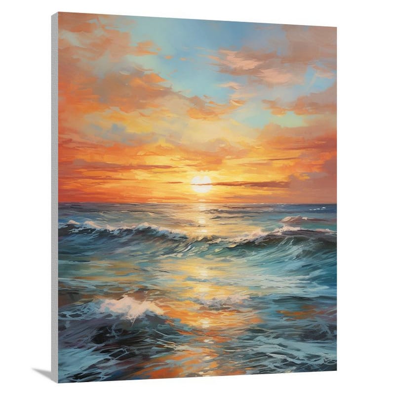 Oceania, Oceania: Fiery Reflections - Canvas Print