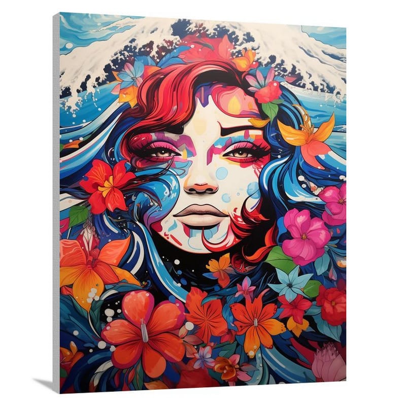 Oceanic Blossoms - Canvas Print