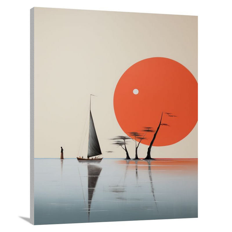Oceanic Reflections - Canvas Print