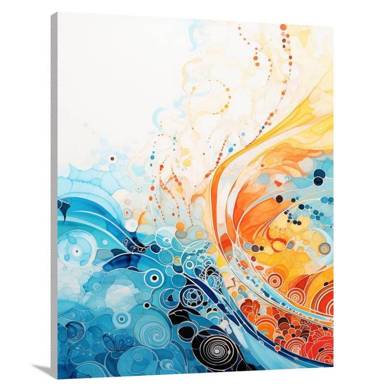 Oceanic Rhythms - Canvas Print