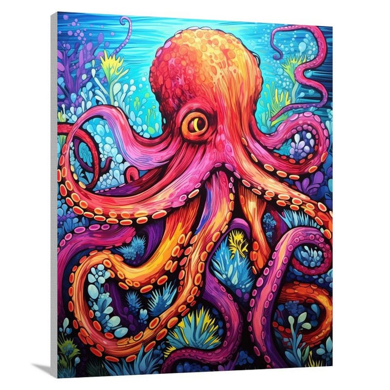 Octopus's Dance - Canvas Print