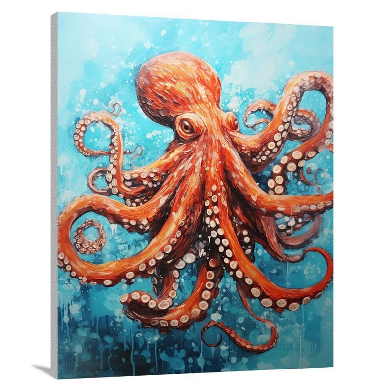 Octopus's Journey - Canvas Print