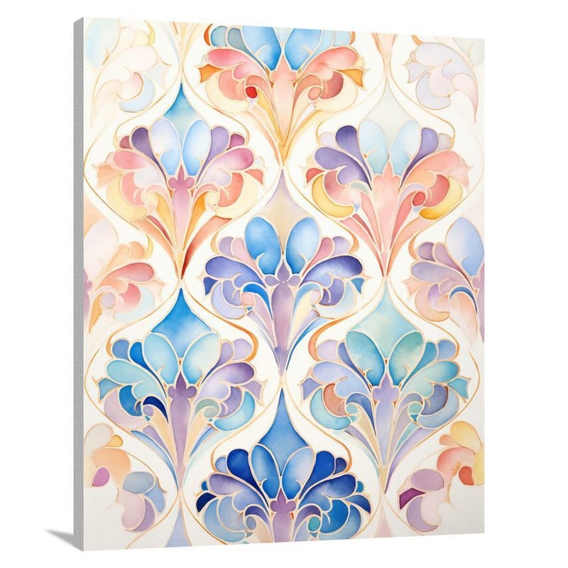 Ogee Pattern Delight - Canvas Print